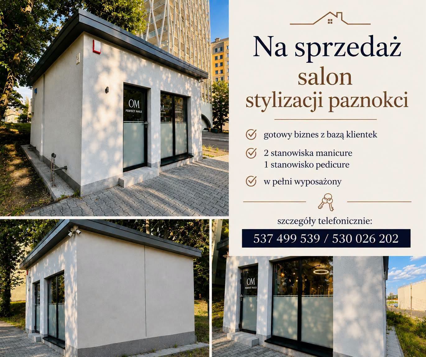 Sprzedaż w pełni wyposażonego salonu stylizacji paznokci w Chorzowie