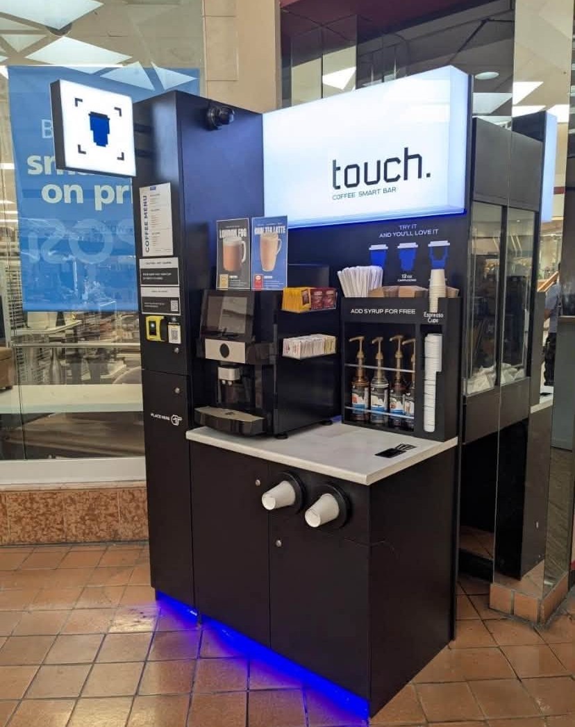 Sprzedaż nowej kawiarni samoobsługowej TOUCH